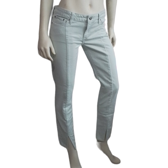 NEW Lucky Brand Ankle Length Curve Fit Lolita Skinny Light Green Jeans Size 2/26 - Picture 1 of 17